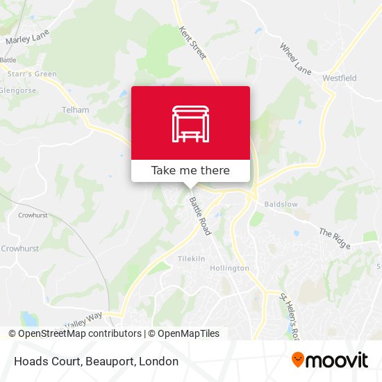 Hoads Court, Beauport map