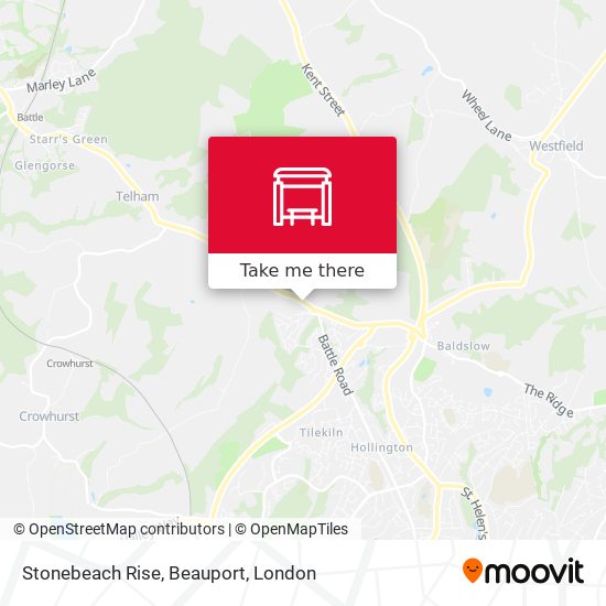 Stonebeach Rise, Beauport map