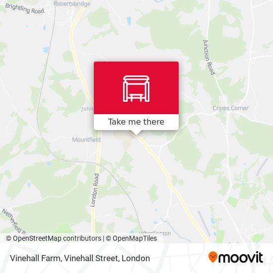 Vinehall Farm, Vinehall Street map