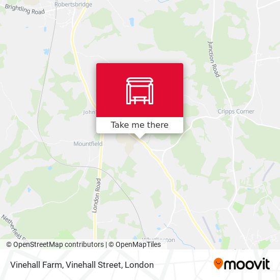 Vinehall Farm, Vinehall Street map