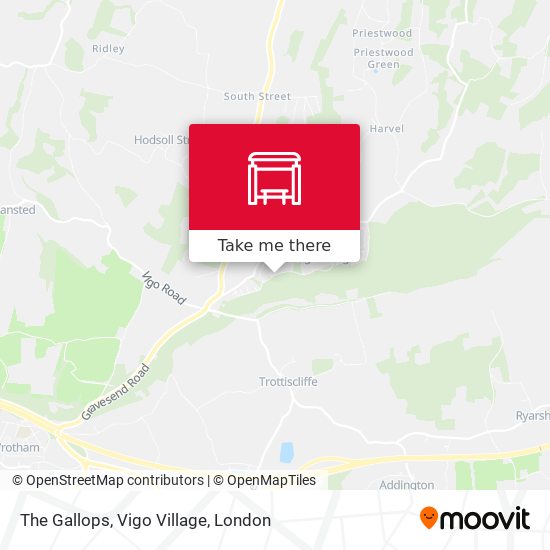 The Gallops, Vigo Village map