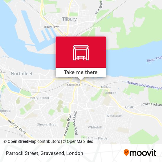 Parrock Street, Gravesend map