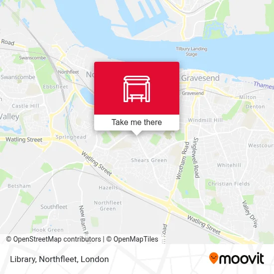 Library, Northfleet stop - Routes, Schedules, and Fares