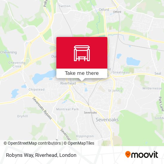 Robyns Way, Riverhead map