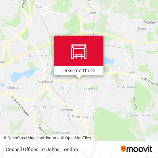 Council Offices, St Johns map
