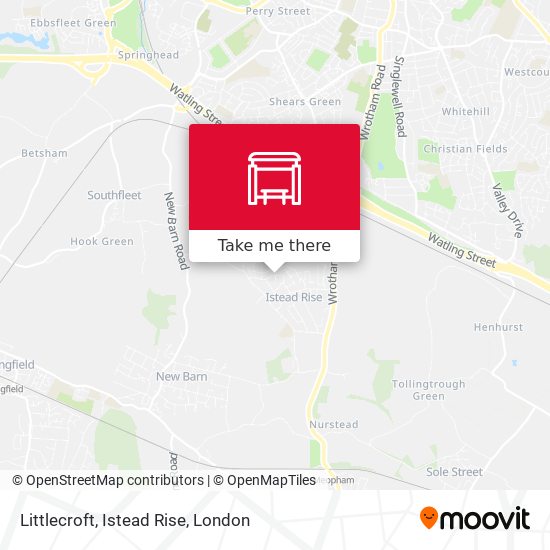 Littlecroft, Istead Rise map