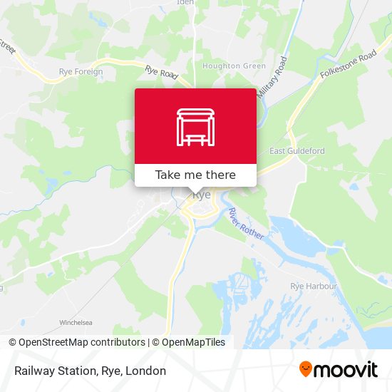 Railway Station, Rye map