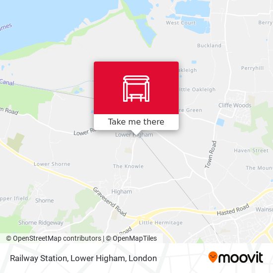 Railway Station, Lower Higham map