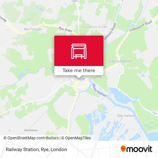 Railway Station, Rye map