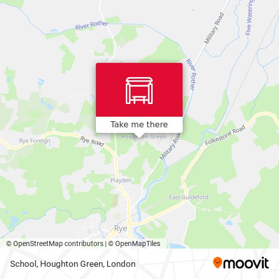 School, Houghton Green map
