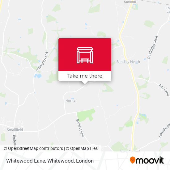 Whitewood Lane, Whitewood map
