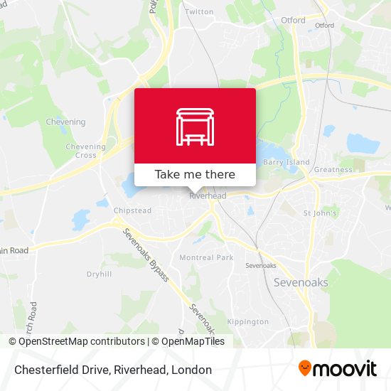 Chesterfield Drive, Riverhead map
