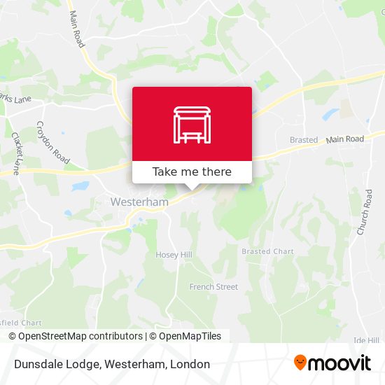 Dunsdale Lodge, Westerham map