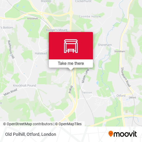 Old Polhill, Otford map