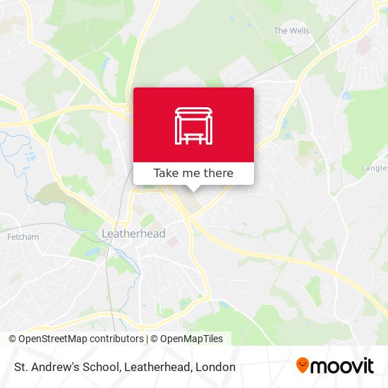 St. Andrew's School, Leatherhead map