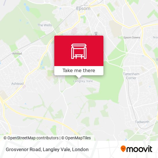 Grosvenor Road, Langley Vale map