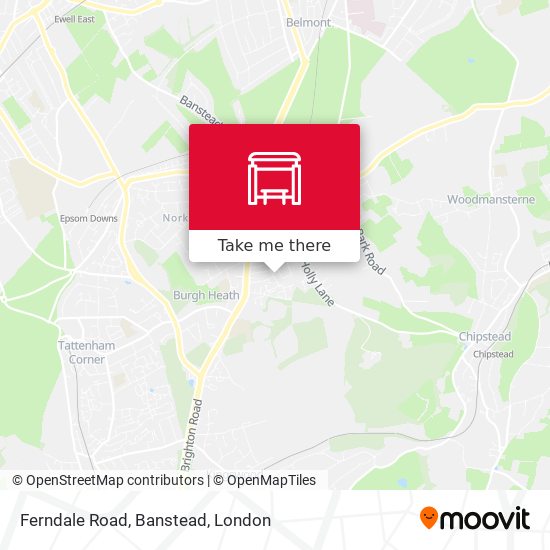 Ferndale Road, Banstead map