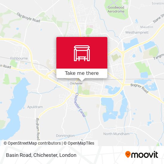 Basin Road, Chichester map