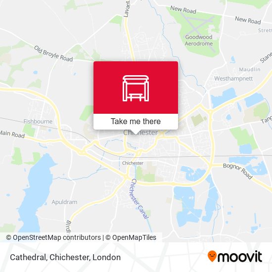 Cathedral, Chichester map