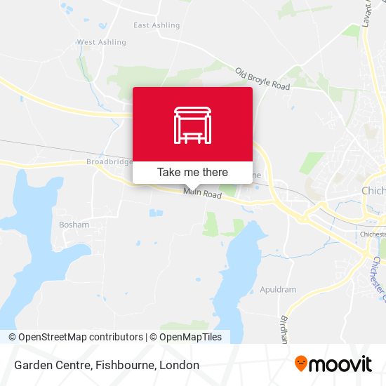 Garden Centre, Fishbourne map