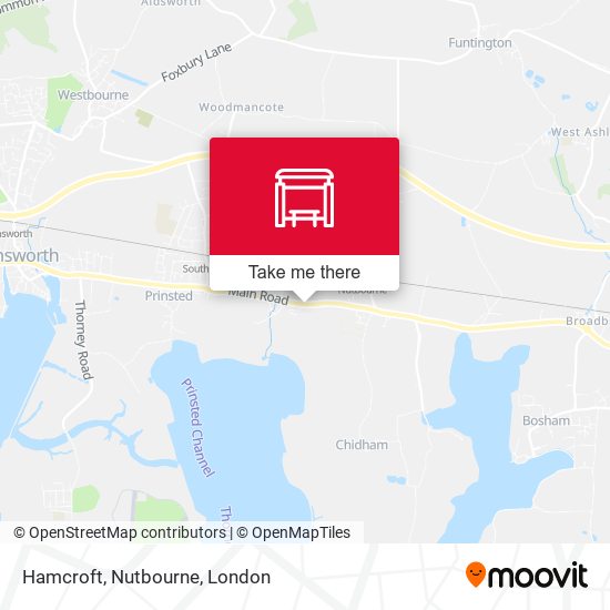 Hamcroft, Nutbourne map