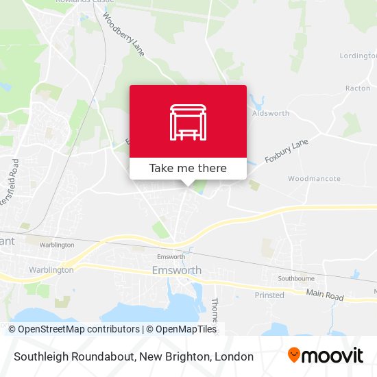 Southleigh Roundabout, New Brighton map