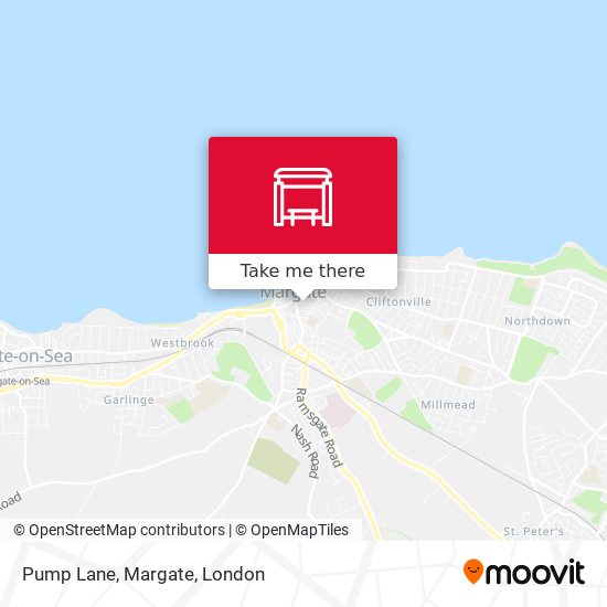 Pump Lane, Margate map