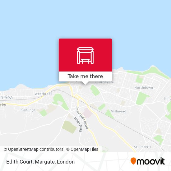 Edith Court, Margate map