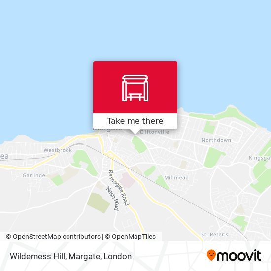 Wilderness Hill, Margate map