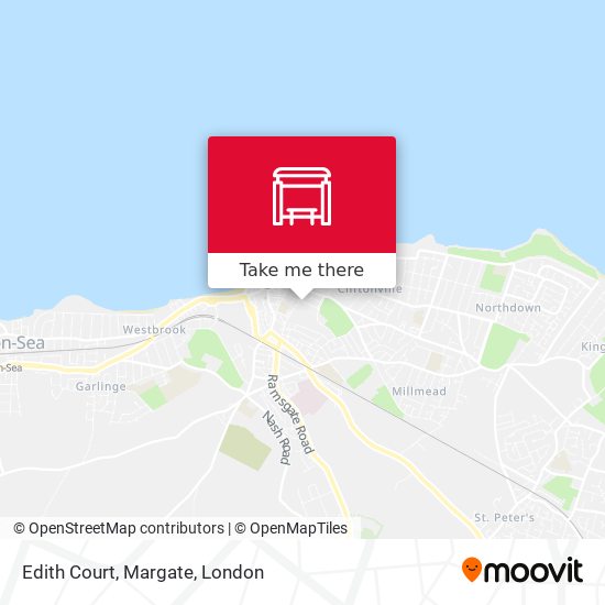 Edith Court, Margate map