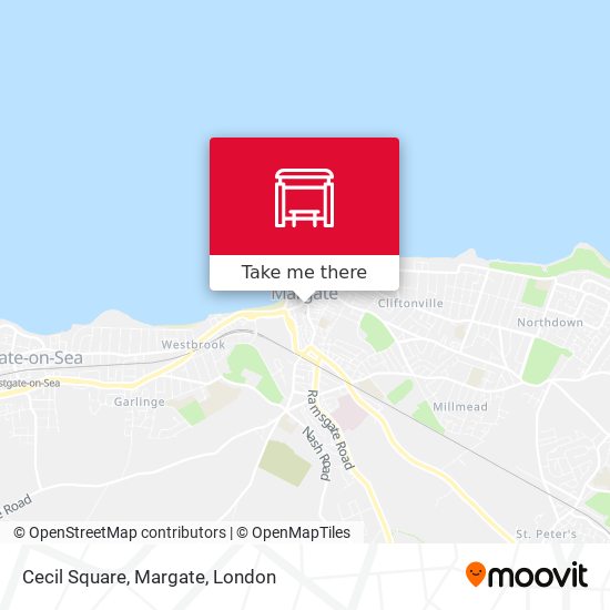 Cecil Square, Margate map