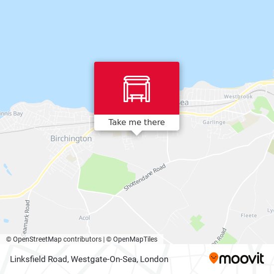 Linksfield Road, Westgate-On-Sea map