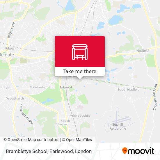 Brambletye School, Earlswood map