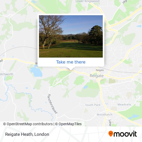 Reigate Heath map
