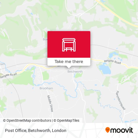 Post Office, Betchworth map