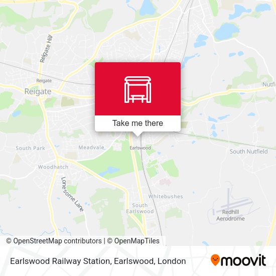 Earlswood Railway Station, Earlswood map