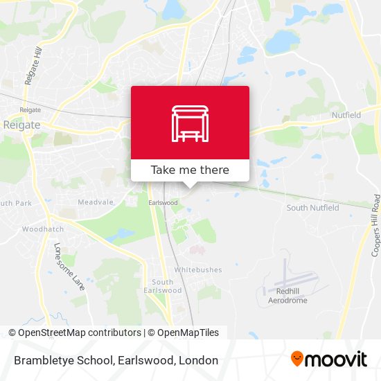 Brambletye School, Earlswood map