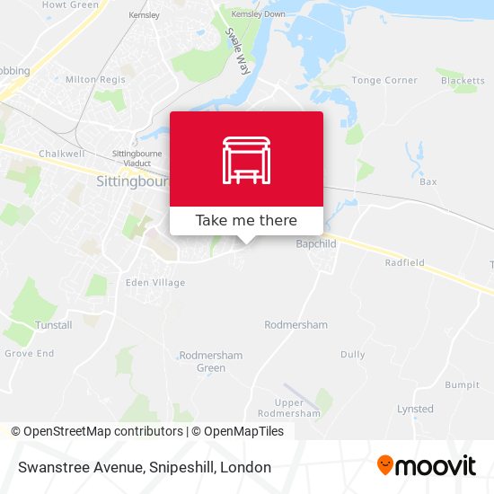 Swanstree Avenue, Snipeshill map