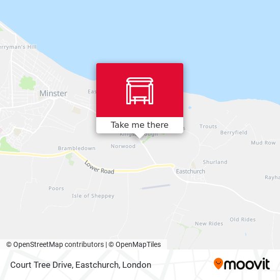 Court Tree Drive, Eastchurch map