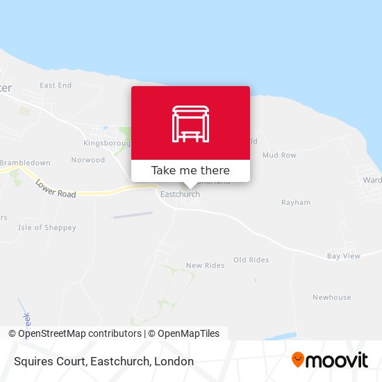 Squires Court, Eastchurch map