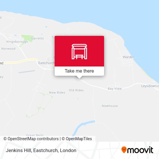 Jenkins Hill, Eastchurch map