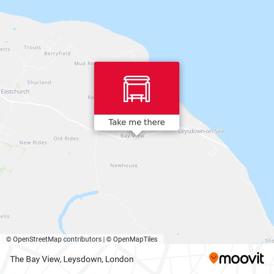 The Bay View, Leysdown map