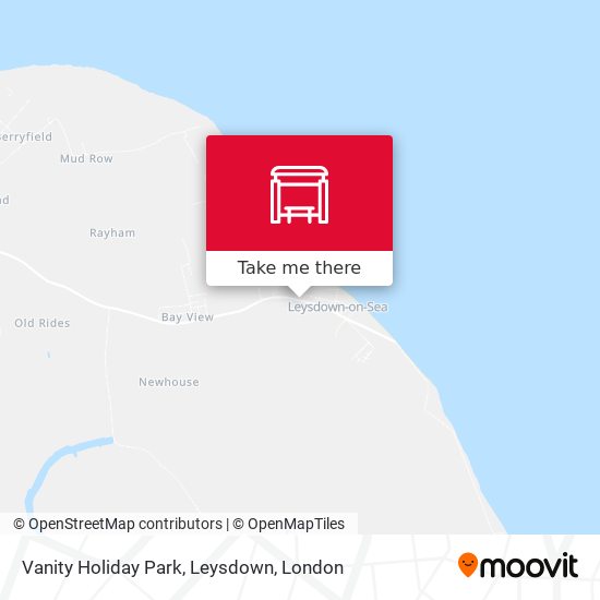 Vanity Holiday Park, Leysdown map