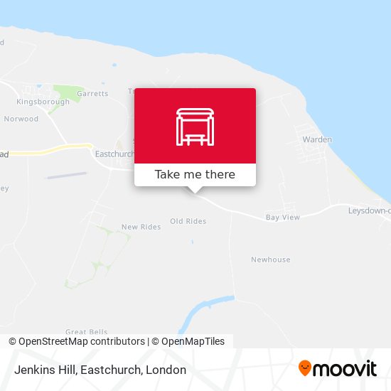 Jenkins Hill, Eastchurch map