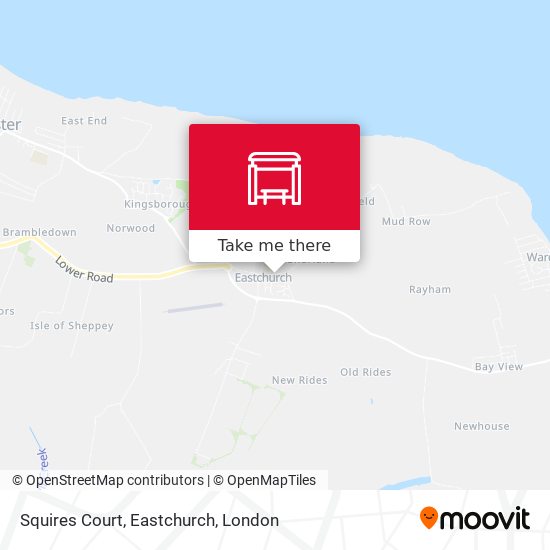 Squires Court, Eastchurch map