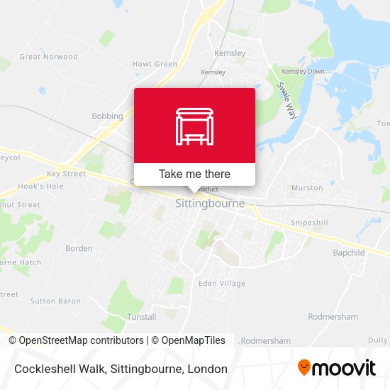 Cockleshell Walk, Sittingbourne map