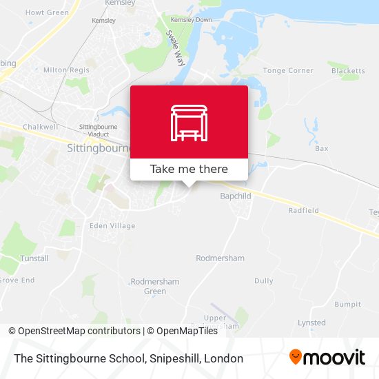 The Sittingbourne School, Snipeshill map