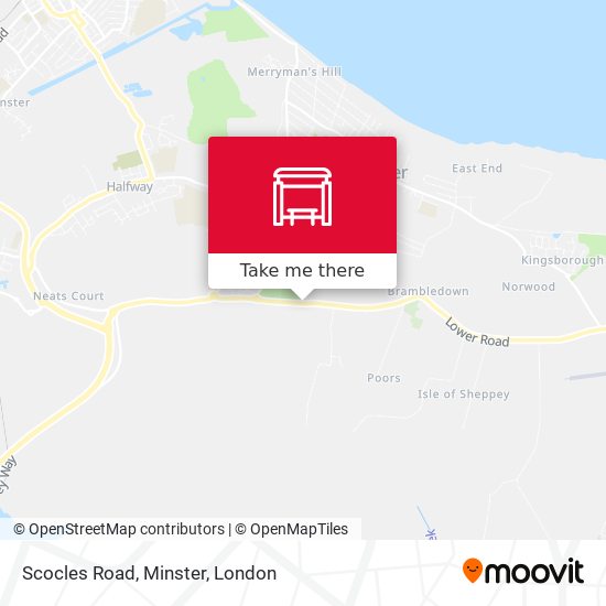 Scocles Road, Minster map