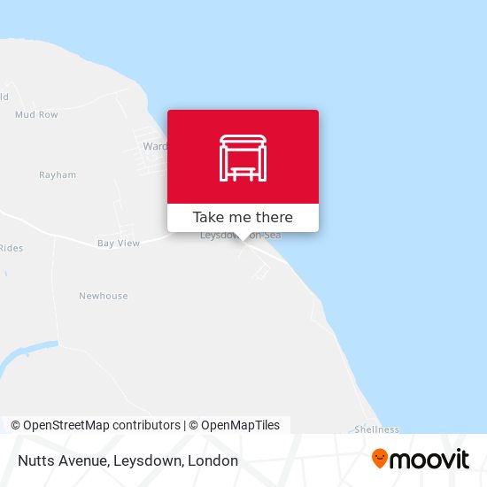 Nutts Avenue, Leysdown map