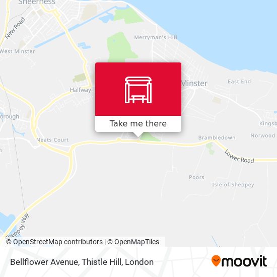 Bellflower Avenue, Thistle Hill map